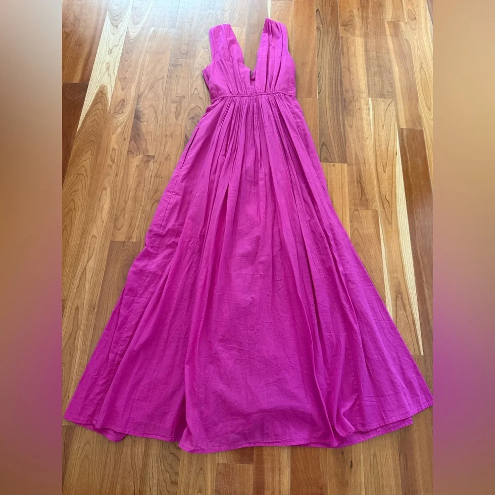 Abercrombie and Fitch pink maxi dress. Size S